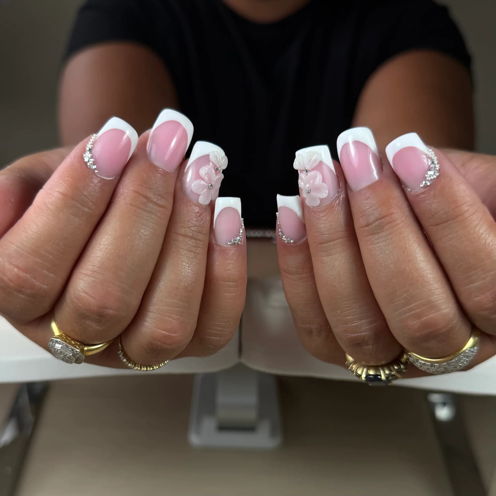 Pose gel et nail art par Reines Room, prothésiste ongulaire à Mérignac — création 23
